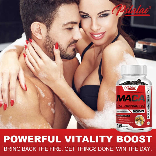 Pslalae Maca Root Capsules - Boost Endurance & Strength, To Maximize Vitality and Performance