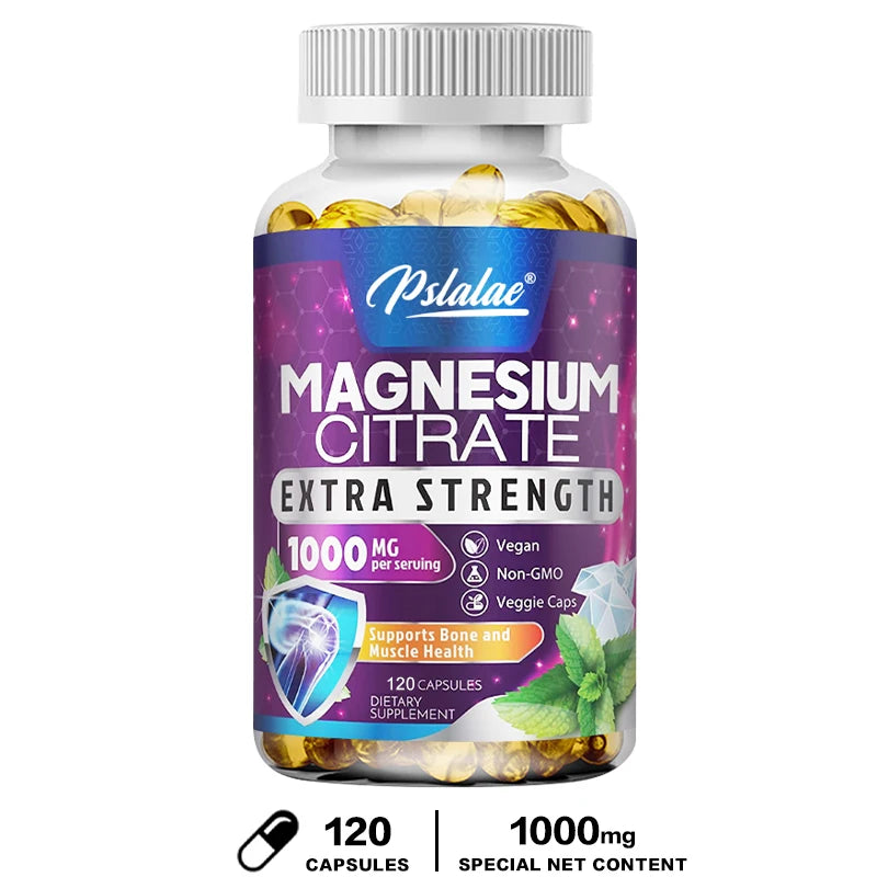 Pslalae Magnesium Citrate 1000mg ā Daily Magnesium Supplement