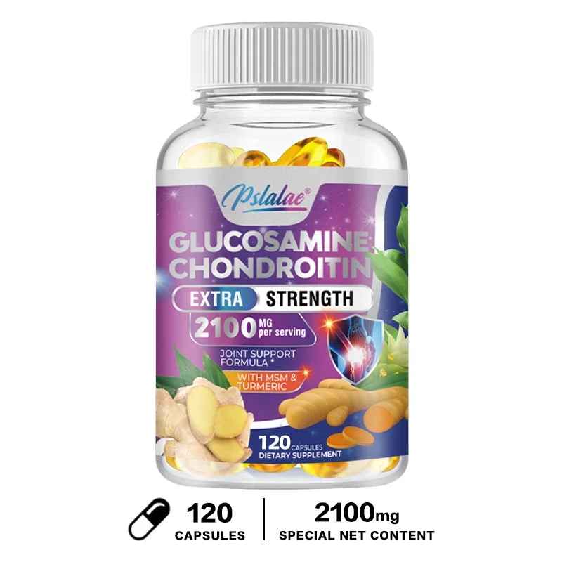 Pslalae Glucosamine Chondroitin - with Turmeric, Boswellia, Quercetin | 120