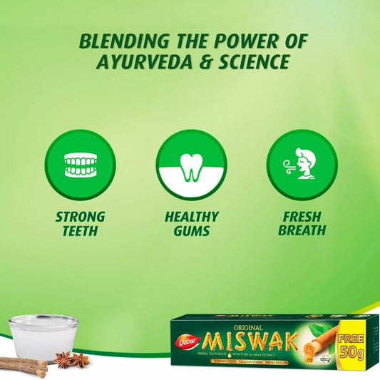 Miswak Toothpaste Natural Herbal 120GM