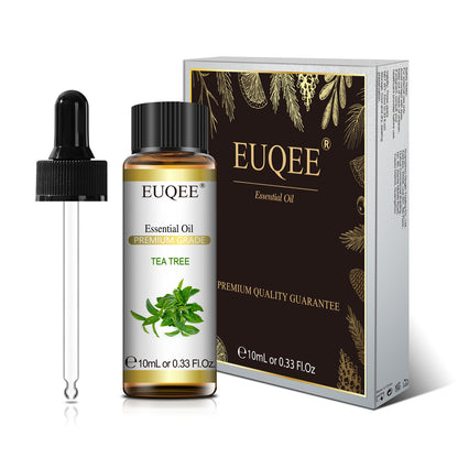 EUQEE 10ml Pure Natural Essential Oil Lavender Jasmine Eucalyptus Vanilla Sandalwood Sweet Orange Lemon Oregano Neroli Fragrance
