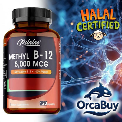 Pslalae Vitamin B12 – 5,000 mcg Supplement Designed for Everyday Nutritional Support