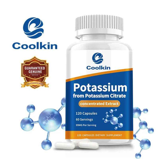 Coolkin Potassium Citrate Capsules – Mineral Dietary Supplement | 30 60 120