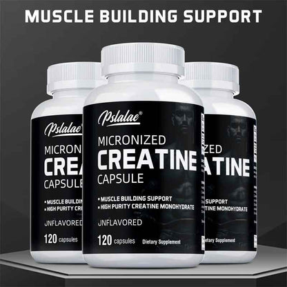 Pslalae Creatine Monohydrate Powder  Enhance Athletic Performance Non-GMO | 30 60 120