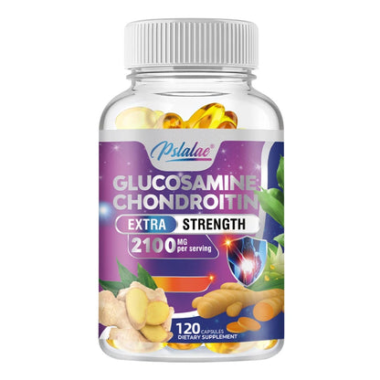 Pslalae Glucosamine Chondroitin - with Turmeric, Boswellia, Quercetin | 120