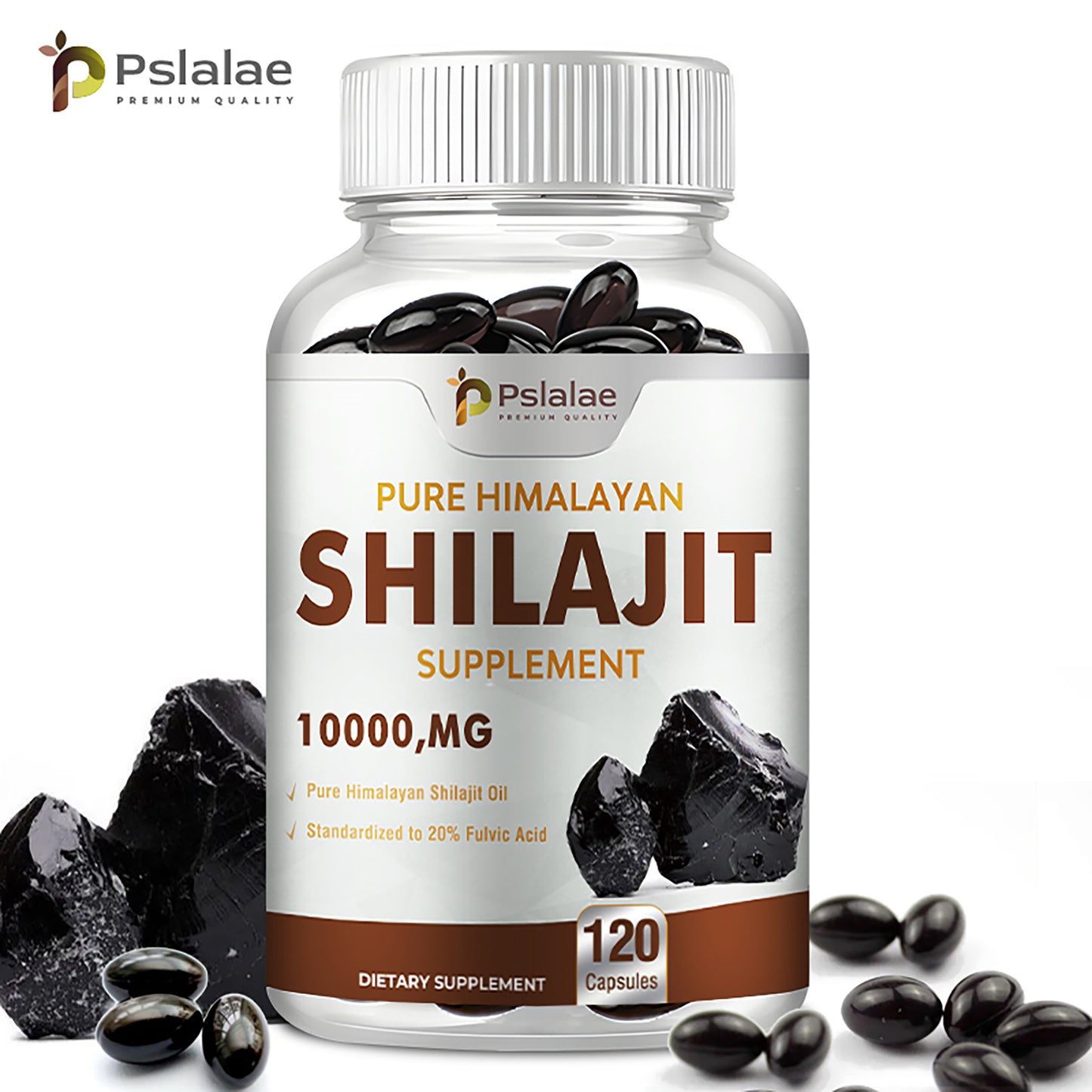 Pslalae Shilajit Capsules – Daily Wellness Supplement | 120