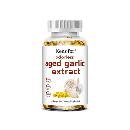 Kenofor Odorless Garlic Capsules Daily Dietary Supplement| 30 60 120