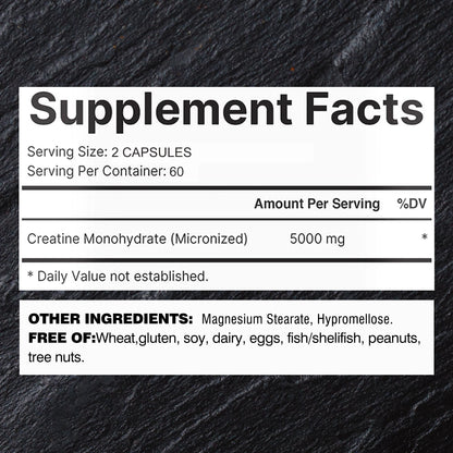 Pslalae Creatine Monohydrate – Dietary Supplement | 120