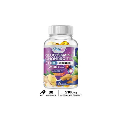 Pslalae Glucosamine Chondroitin - with Turmeric, Boswellia, Quercetin | 120