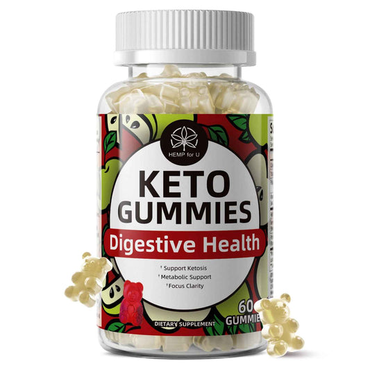 HEMP FOR U Keto Apple Cider Vinegar Gummies | 30 60