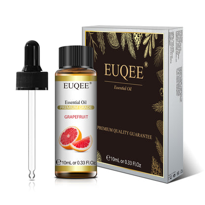 EUQEE 10ml Pure Natural Essential Oil Lavender Jasmine Eucalyptus Vanilla Sandalwood Sweet Orange Lemon Oregano Neroli Fragrance