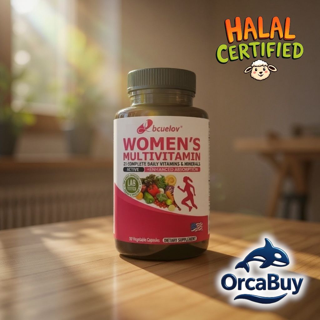 Bcuelov Women's Multivitamin Multimineral Supplement - Magnesium Biotin Calcium Zinc Selenium | 30 60 120