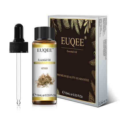 EUQEE 10ml Pure Natural Essential Oil Lavender Jasmine Eucalyptus Vanilla Sandalwood Sweet Orange Lemon Oregano Neroli Fragrance
