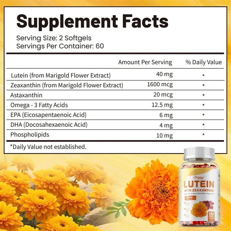 Pslalae Lutein & Zeaxanthin Capsules | 30 60 120
