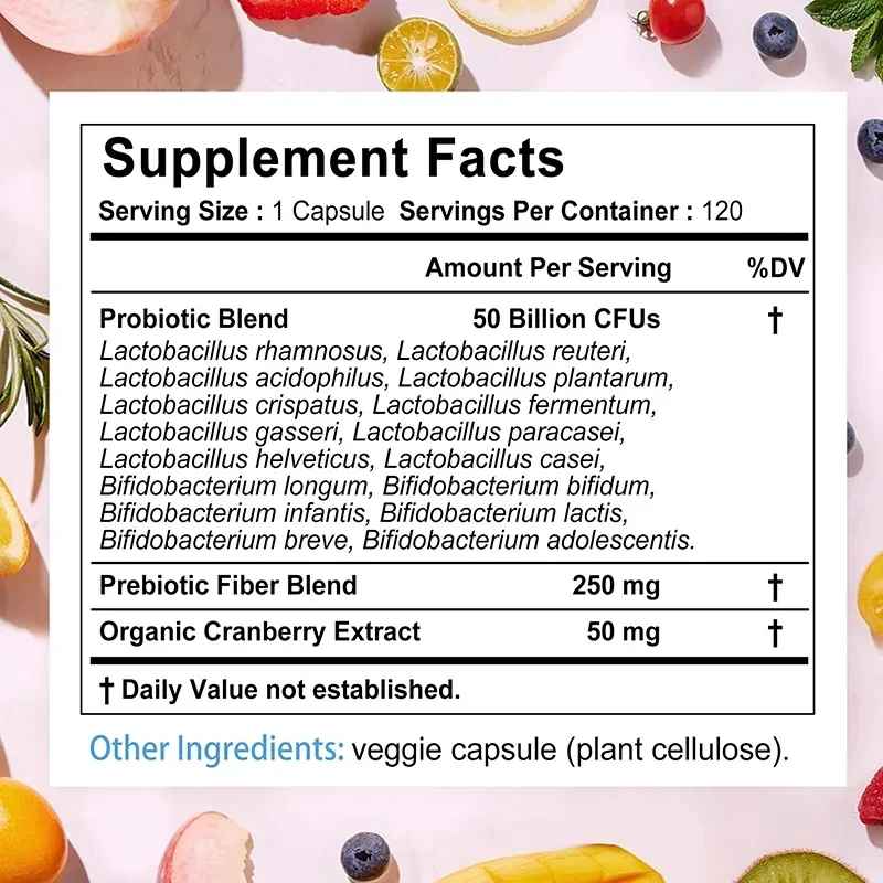 Pslalae probiotics for Women  Daily Wellness Supplement | 30 60 120