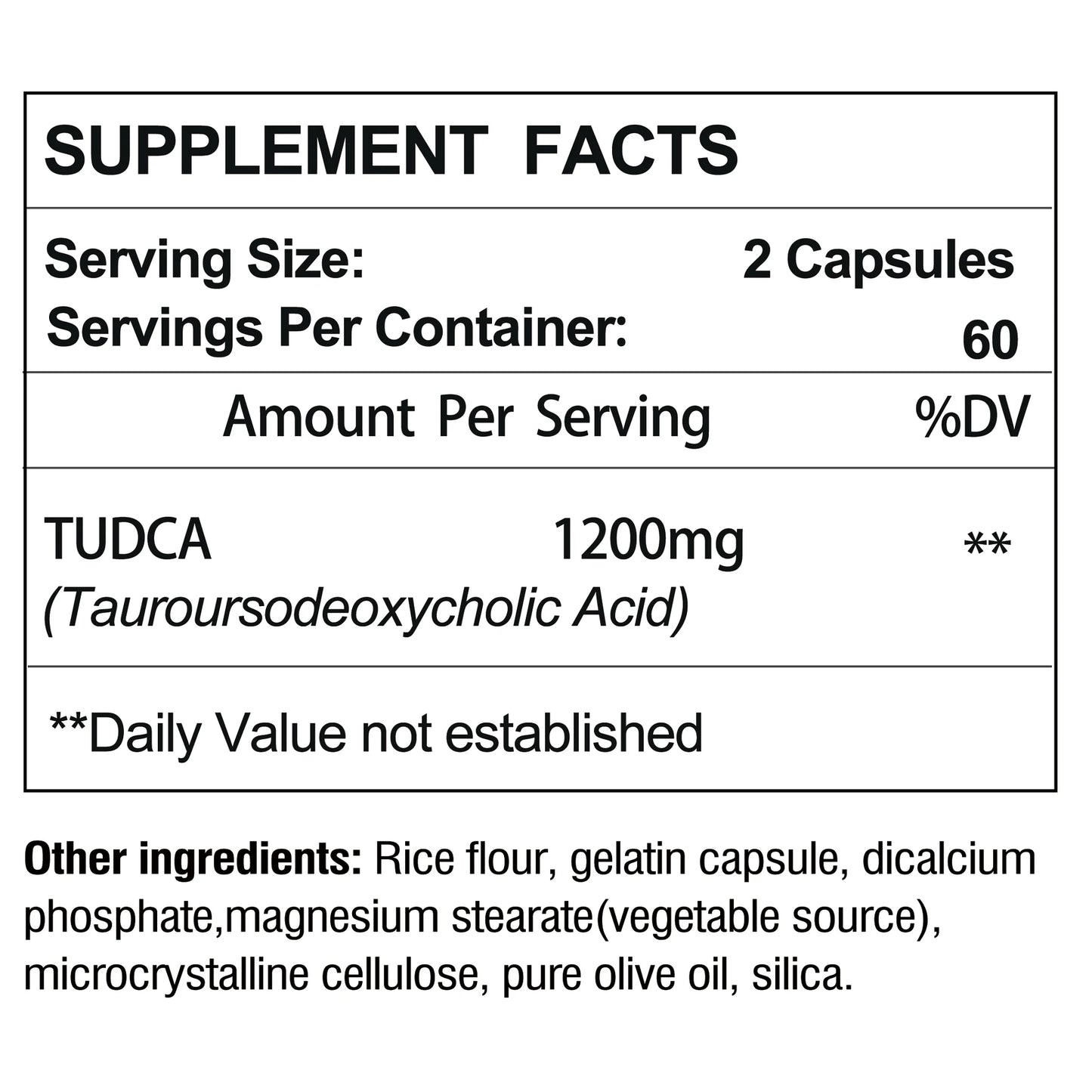 Pslalae TUDCA Capsules – Daily Wellness Supplement | 30 60 120