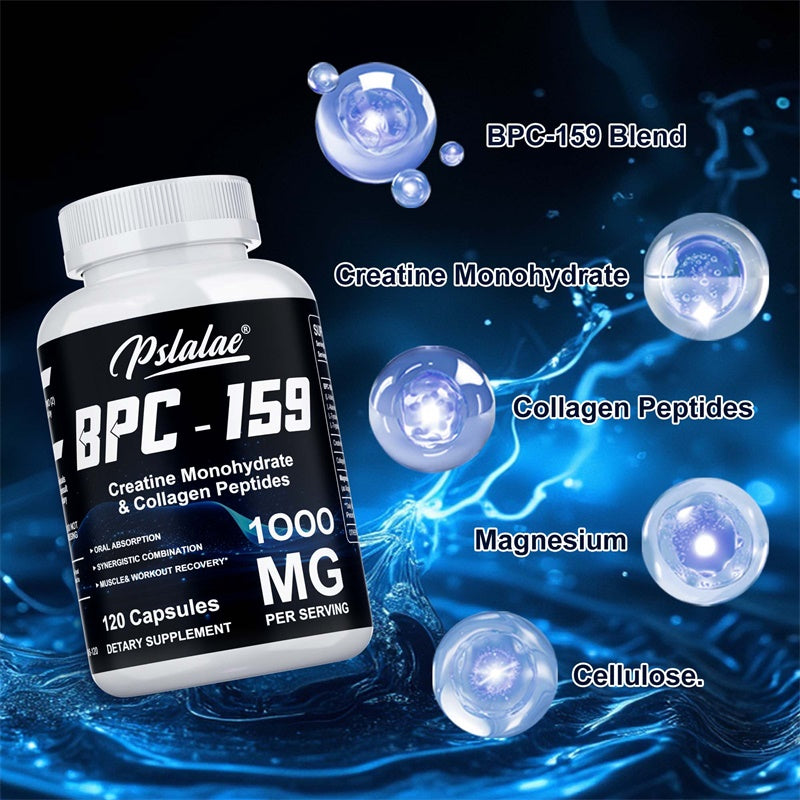 Pslalae BPC-159, with Creatine Monohydrate & Collagen Peptides | 30 60 120