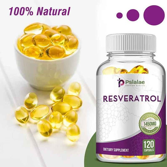 Pslalae Trans Resveratrol - With Vitamin C, Green Tea, Grape Seeds | 120