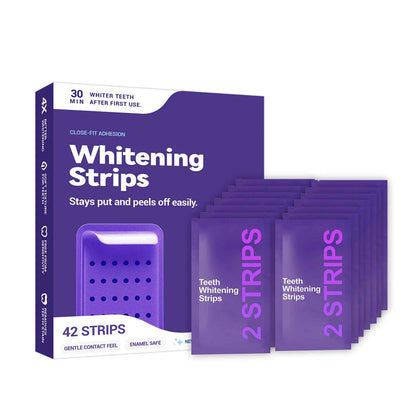 Feimuko Purple Teeth Whitening Strips Enamel-Safe Whitening Strips for a Brighter Smile | 14  42