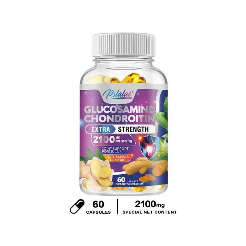 Pslalae Glucosamine Chondroitin - with Turmeric, Boswellia, Quercetin | 120