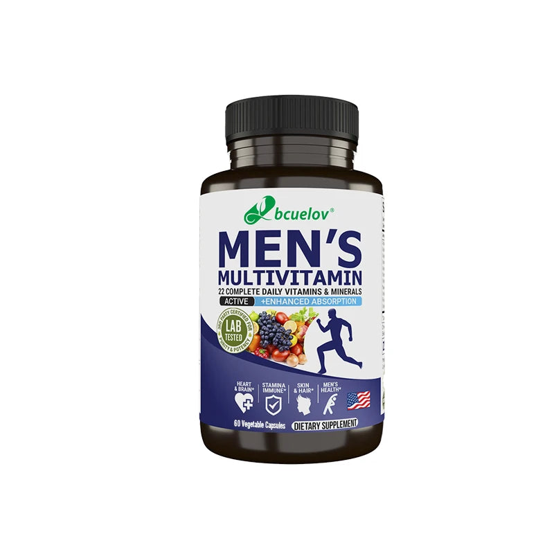 Bcuelov Men's Vitamin and Mineral Supplements | 30 60 120