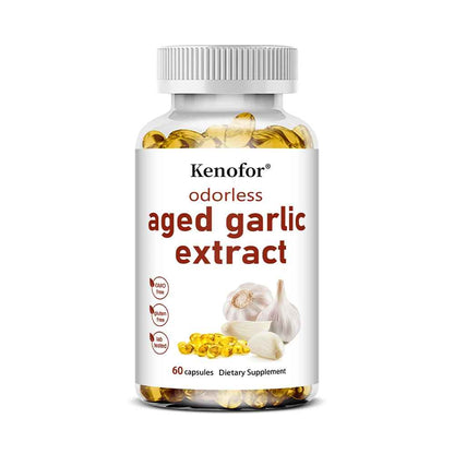 Kenofor Odorless Garlic Capsules Daily Dietary Supplement| 30 60 120