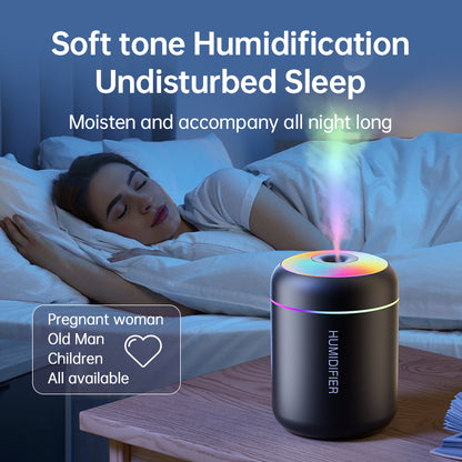 Mini USB Aroma Diffuser & Humidifier – 180ML