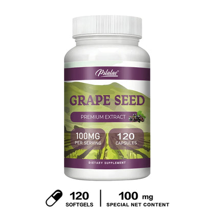 Pslalae Grape Seed Extract Capsules – 100 mg | 30 60 120