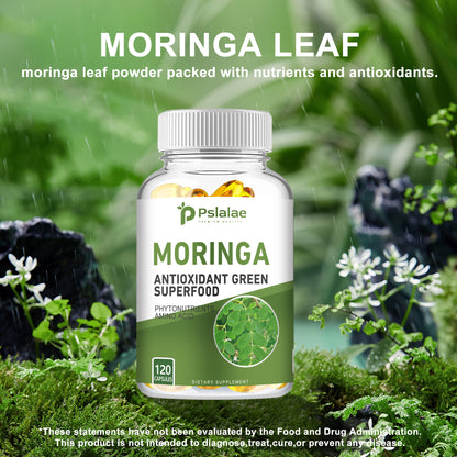 Pslalae Moringa Leaf Capsules 1000mg – Everyday Use | 120