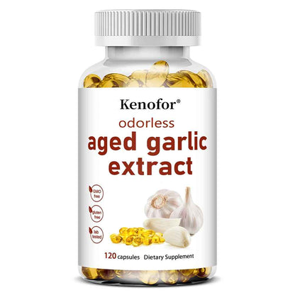 Kenofor Odorless Garlic Capsules Daily Dietary Supplement| 30 60 120