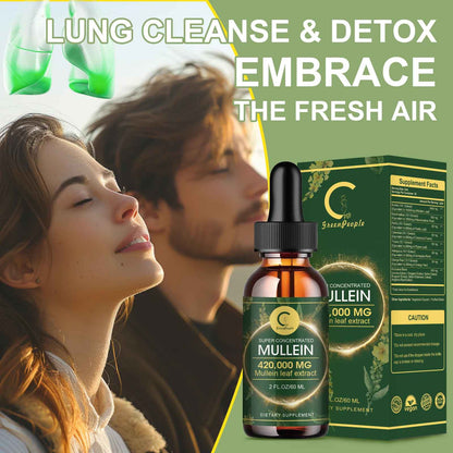 Green People Mullein Leaf Liquid Extract | Herbal Drops | Plant-Based Formula