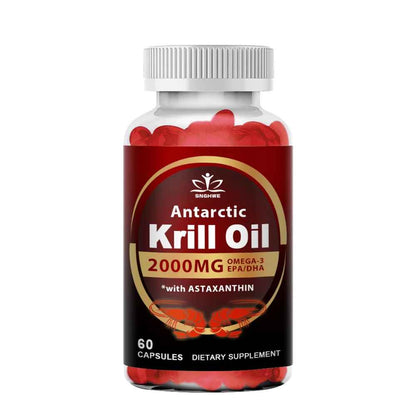 Snhgwe 2000Mg Krill Oil Phospholipid Omega-3 EPA & DHA Phospholipids | 30 60 120