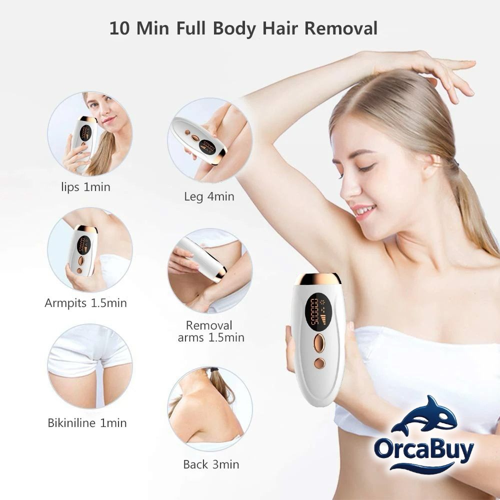 Laser Epilator IPL Hair Removal For Women Body Bikini Facial 990000 Flashes Permanant Painless IPL Hair Remover Laser Epilator