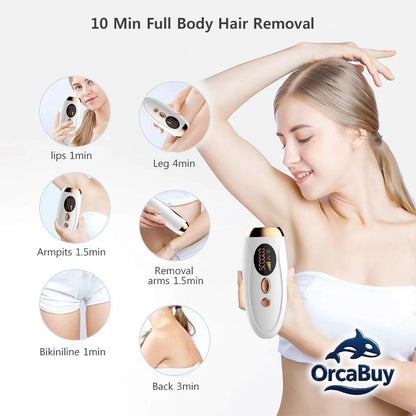 Laser Epilator IPL Hair Removal For Women Body Bikini Facial 990000 Flashes Permanant Painless IPL Hair Remover Laser Epilator