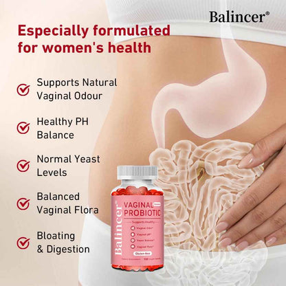 Balincer Women's Probiotic Capsules Daily Probiotic with Prebiotic Fiber 5 Billion CFU | 30 60 120