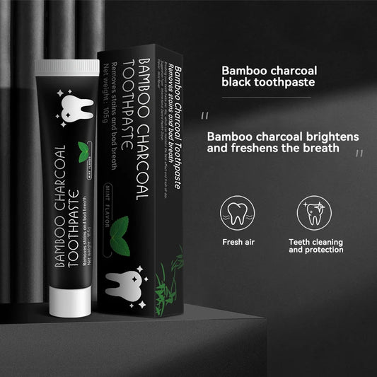 Bamboo Charcoal Toothpaste Whiten Teeth Removing Yellow Teeth Cleaning Tooth Stain Oral Fresh Activated Carbon Tooth Care