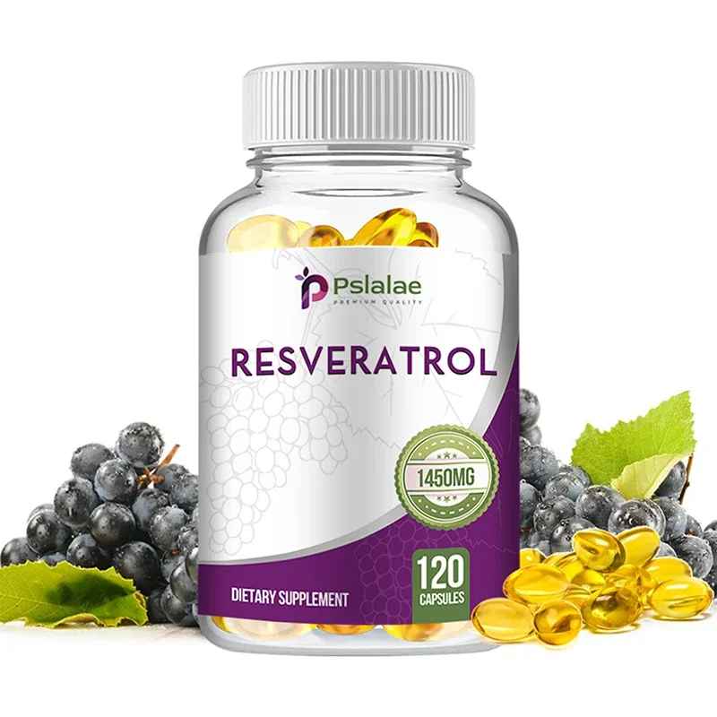 Pslalae Trans Resveratrol - With Vitamin C, Green Tea, Grape Seeds | 120
