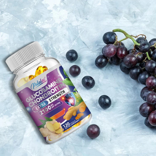 Pslalae Glucosamine Chondroitin - with Turmeric, Boswellia, Quercetin | 120