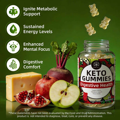 HEMP FOR U Keto Apple Cider Vinegar Gummies | 30 60