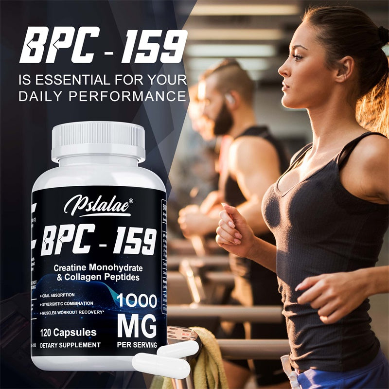 Pslalae BPC-159, with Creatine Monohydrate & Collagen Peptides | 30 60 120