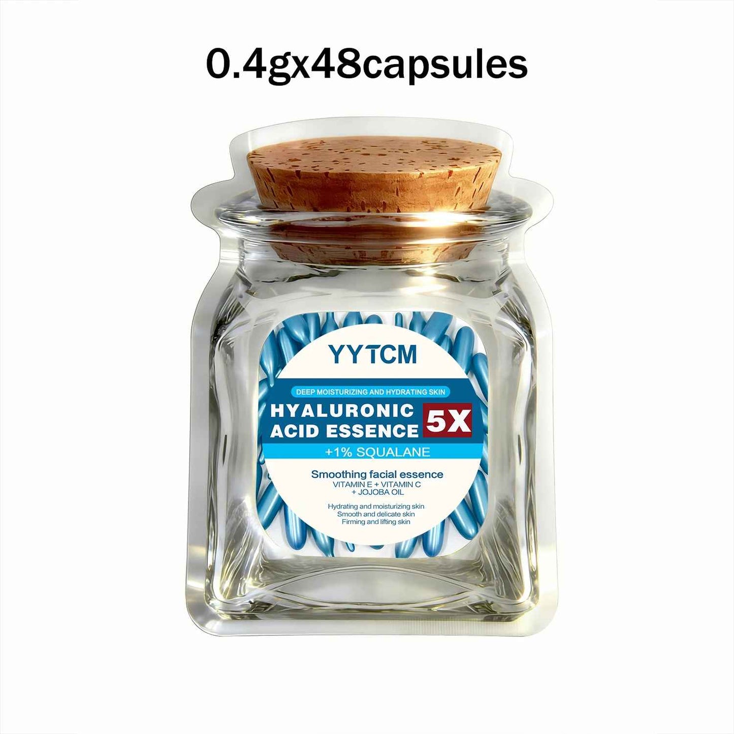 YYTCM Hyaluronic acid deep moisturizing capsule essence, deep moisturizing and brightening skin essence | 45 60 90