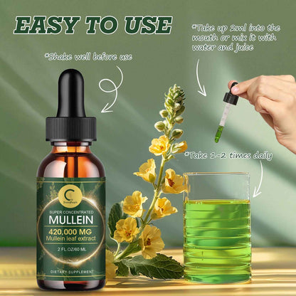 Green People Mullein Leaf Liquid Extract | Herbal Drops | Plant-Based Formula