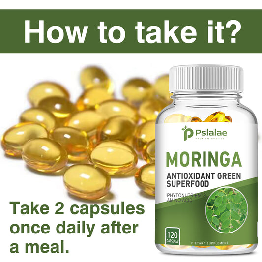 Pslalae Moringa Leaf Capsules 1000mg – Everyday Use | 120