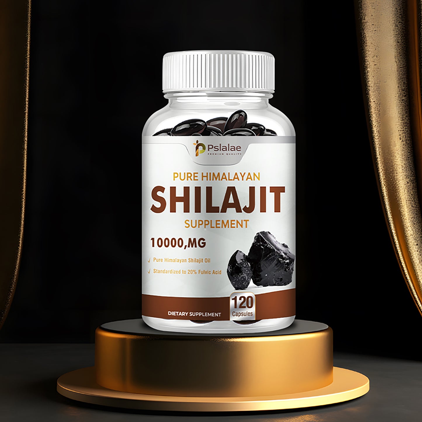 Pslalae Shilajit Capsules – Daily Wellness Supplement | 120