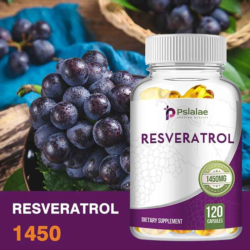 Pslalae Trans Resveratrol - With Vitamin C, Green Tea, Grape Seeds | 120