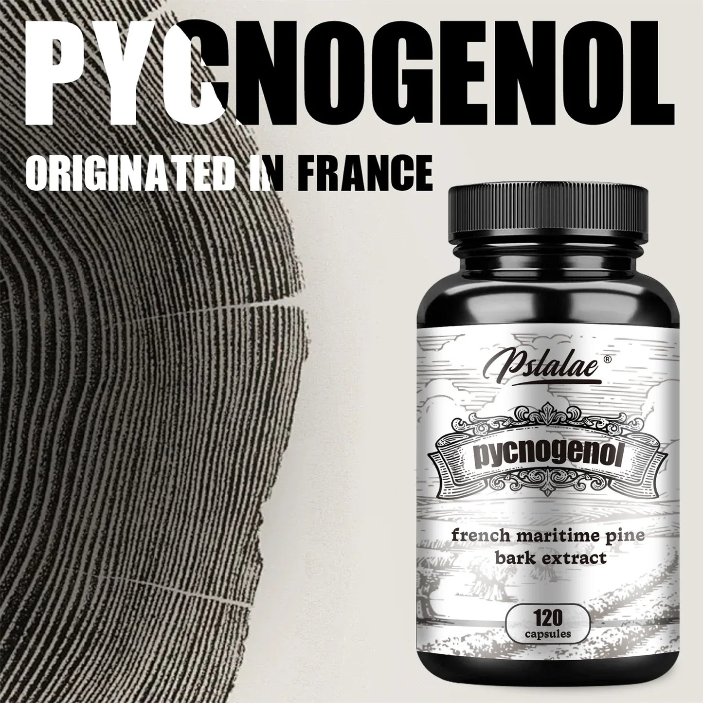 Pslalae Pycnogenol French Ocean Pine Peel Extract | 120