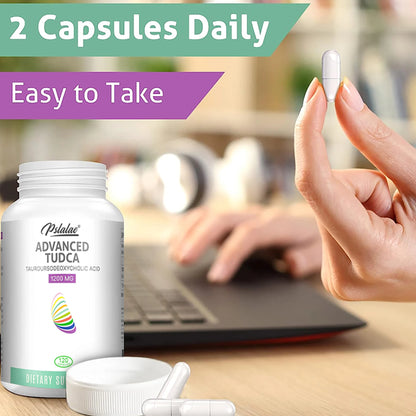 Pslalae TUDCA Capsules – Daily Wellness Supplement | 30 60 120