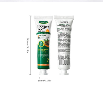 SADOER Vitamin C Licorice Hand Cream Moisturizing Nourishing Brightening Hydrating Hands Skin Care Products