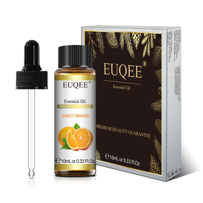 EUQEE 10ml Pure Natural Essential Oil Lavender Jasmine Eucalyptus Vanilla Sandalwood Sweet Orange Lemon Oregano Neroli Fragrance
