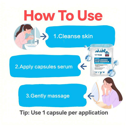 YYTCM Hyaluronic acid deep moisturizing capsule essence, deep moisturizing and brightening skin essence | 45 60 90